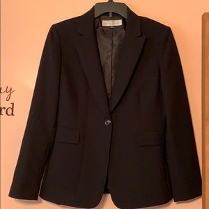 Classic black suit jacket